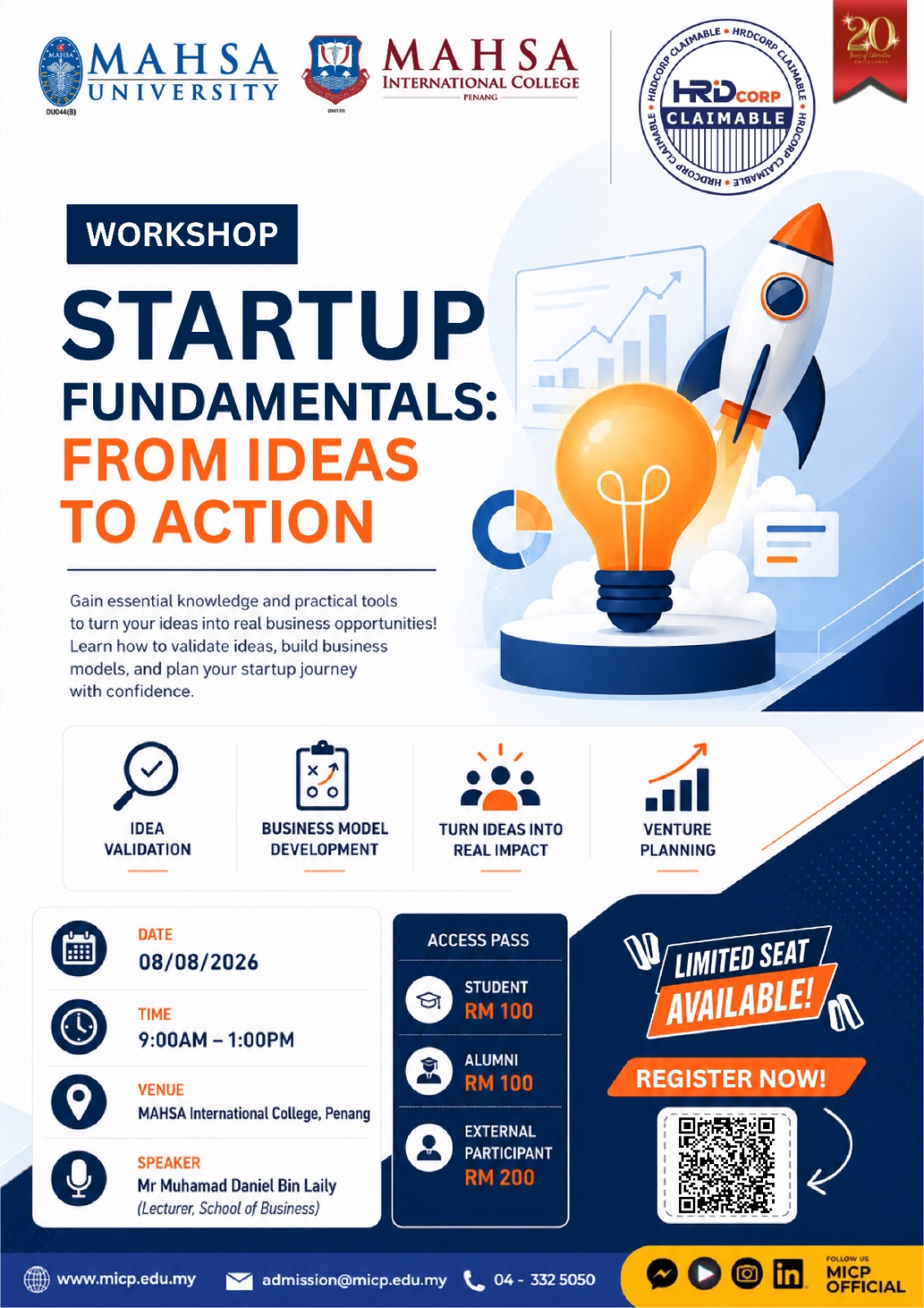 Startup Fundamentals:From Idea to Action